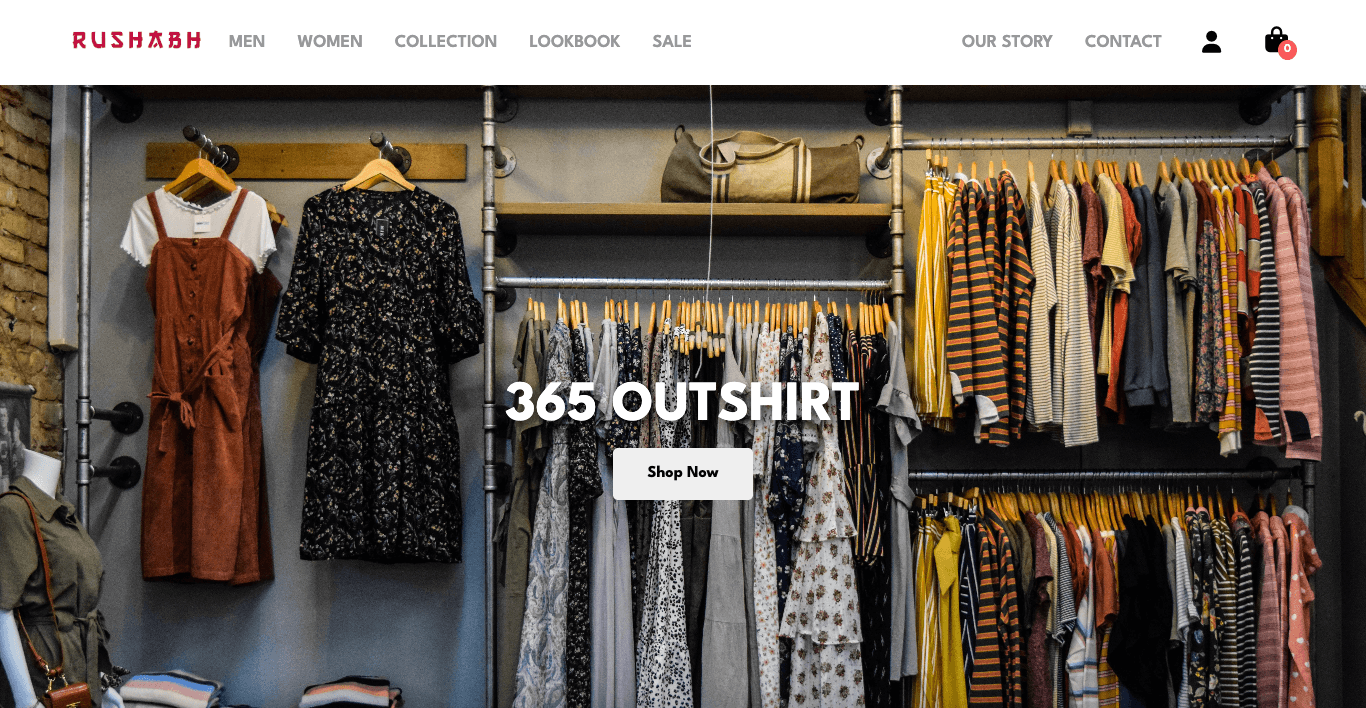 Ecommerce Clothing Website